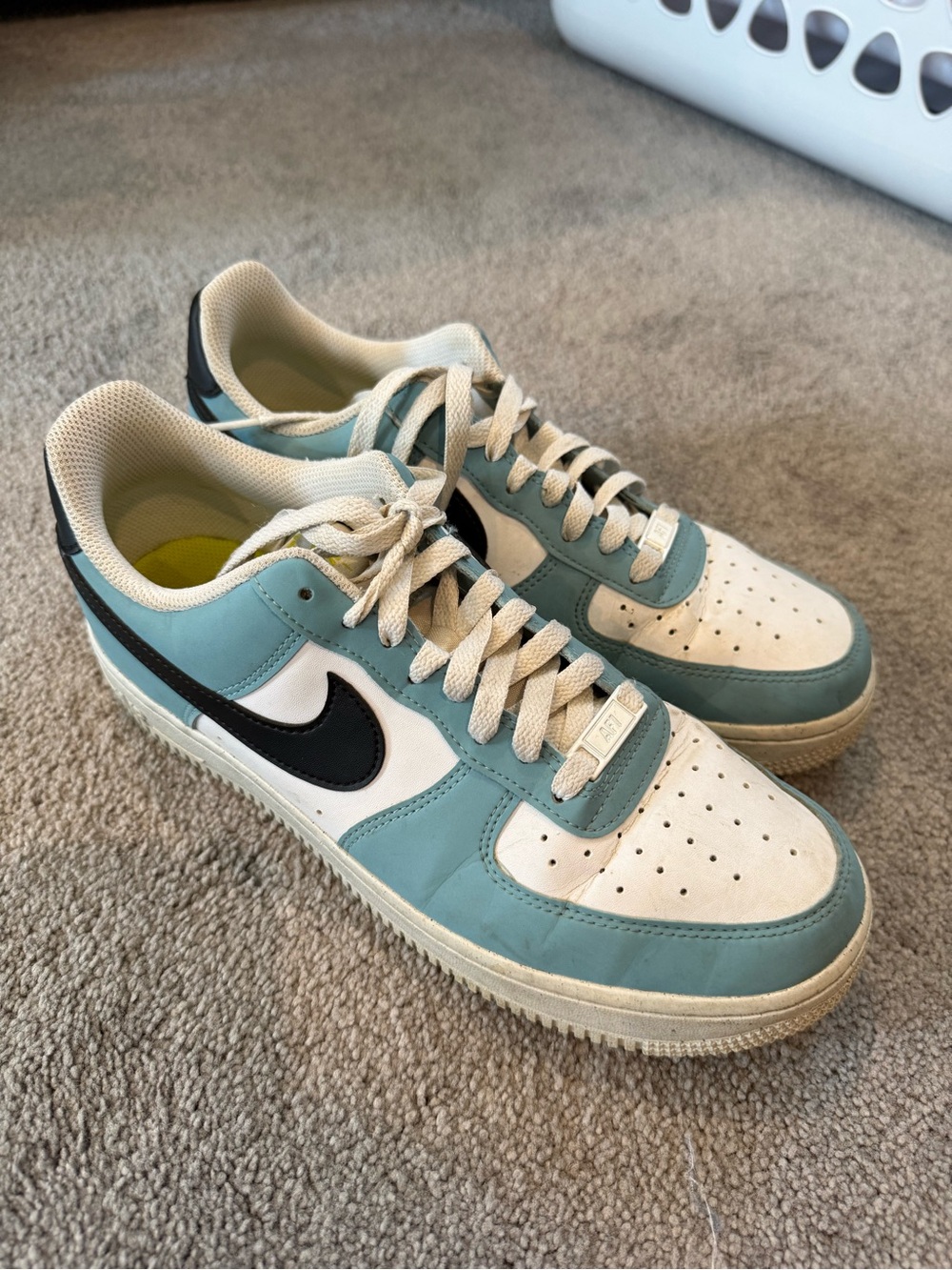 Nike Women’s Low-Top Sneakers in Teal, White and Black